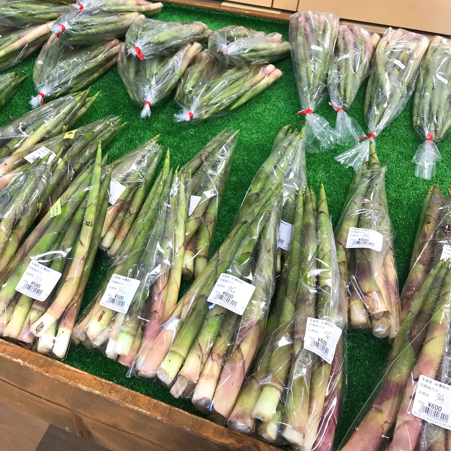 ~旬の「根曲がり竹」続々入荷!~